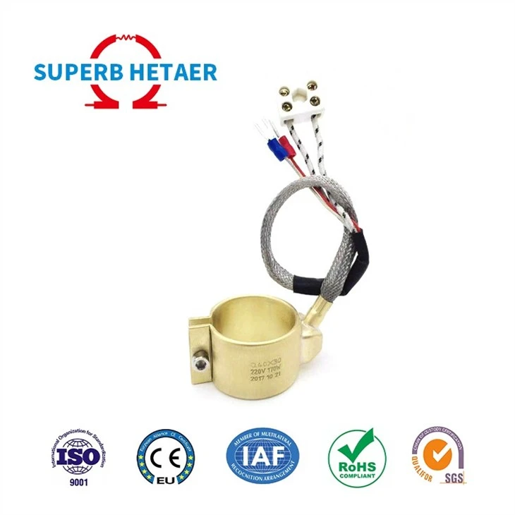Brass Nozzle Band Heater For Injection Barrel Heating