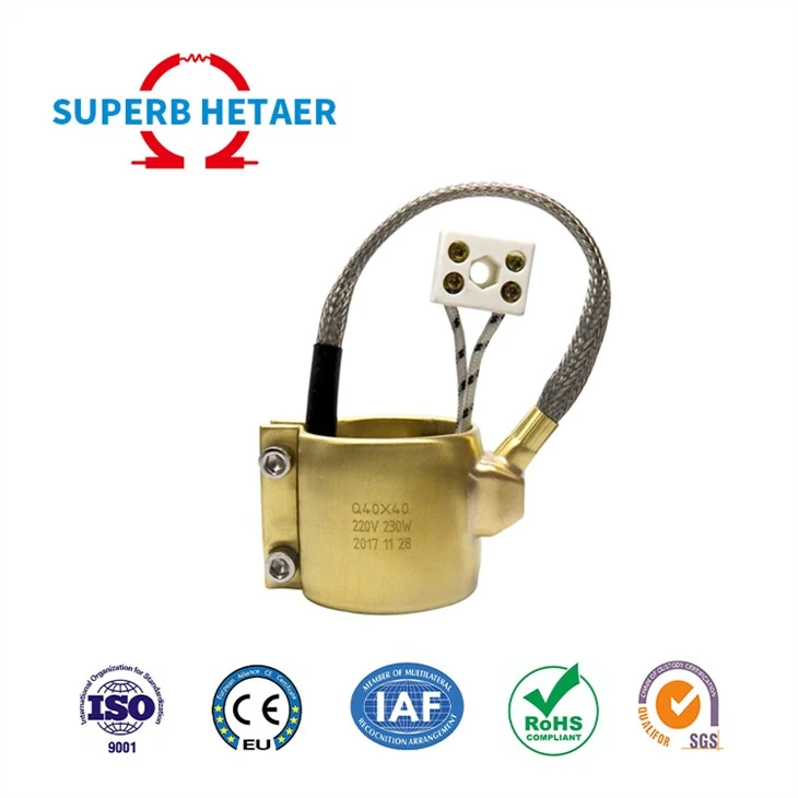 Brass Nozzle Band Heater For Injection Barrel Heating