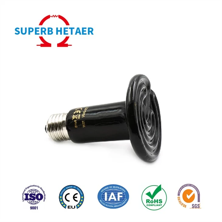 Ceramic Emitter Heater Infrared Lamp For Lizards