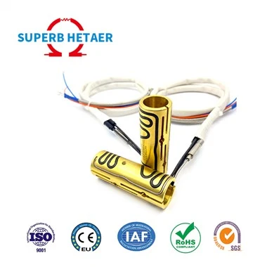 Upphitun Element Spiral Hot Runner Coil Brass stútur hitari